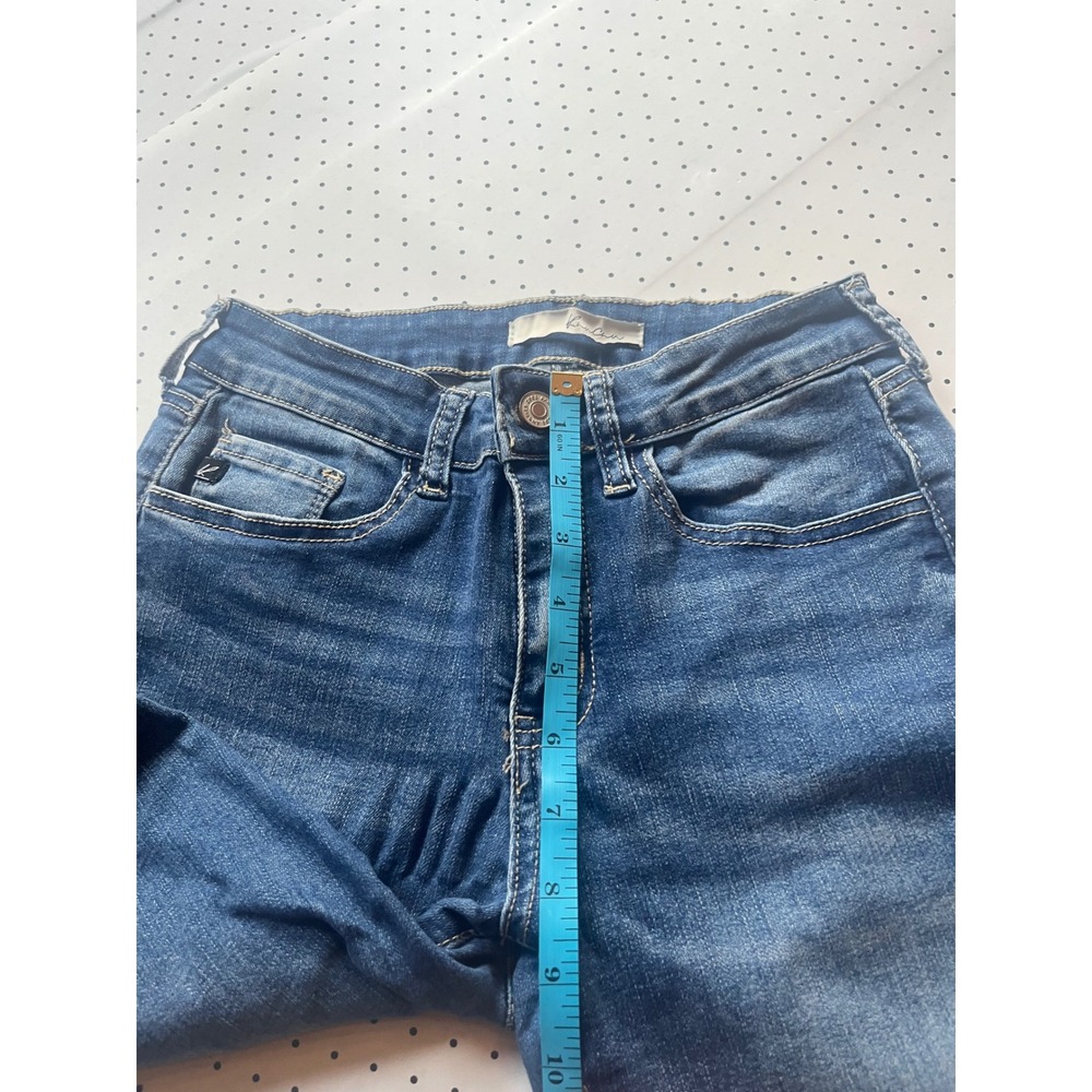 KanCan Womens Mid Rise Skinny Jeans Medium Wash Stretch KC11214CHD Size 5/26 - Picture 5 of 9